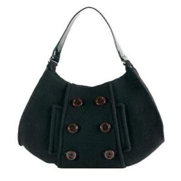 kate spade Handbags - Black Kate Spade Cadee Beantown Wool Shoulder Bag